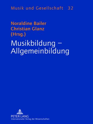 cover image of Musikbildung – Allgemeinbildung